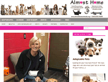 Tablet Screenshot of almosthomeanimals.org
